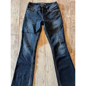 Silver Jeans Suki Surplus Back flap denim jeans size 27 x 32‎ Womens 27x32 Boot